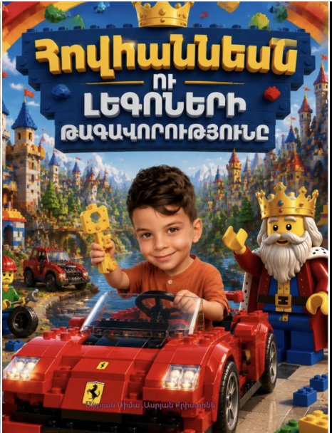Sample personalized storybook cover