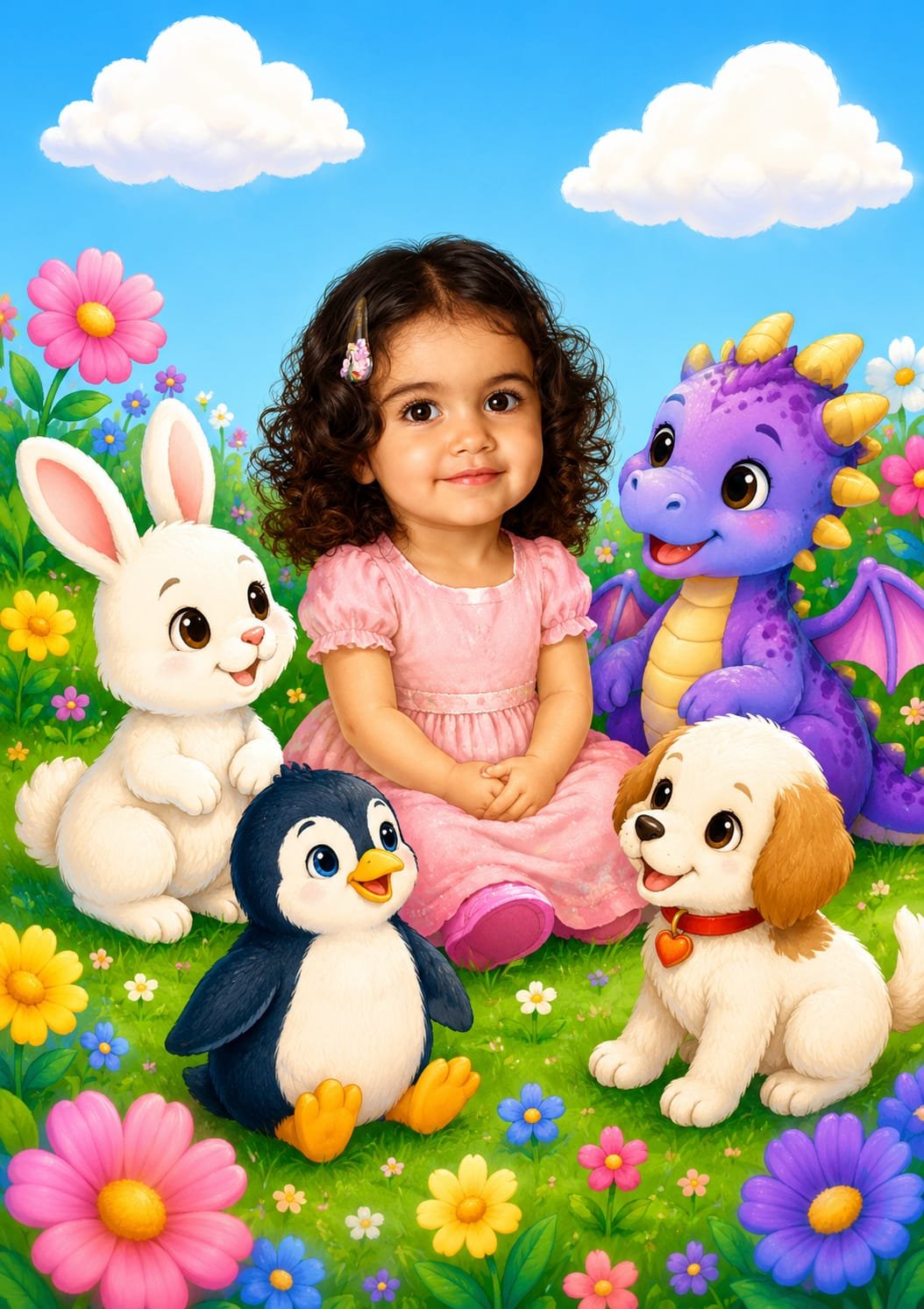 Sample coloring book page